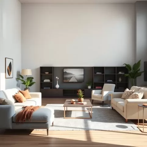 Nowoczesne pokoje dzienne