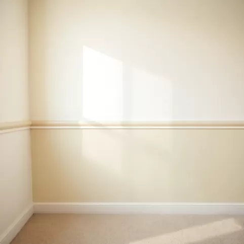 Tapeta do połowy ściany w pokoju dziecka